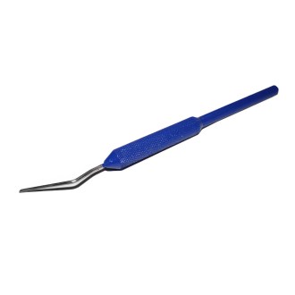 Professional stainless steel grafting tool for queen larvae - blue